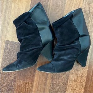 Isabel Marant leather suede black boots